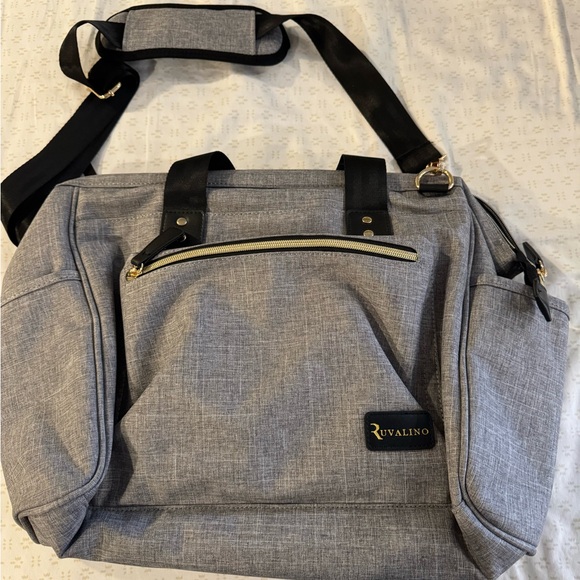 ruvalino Handbags - Gray diaper bag